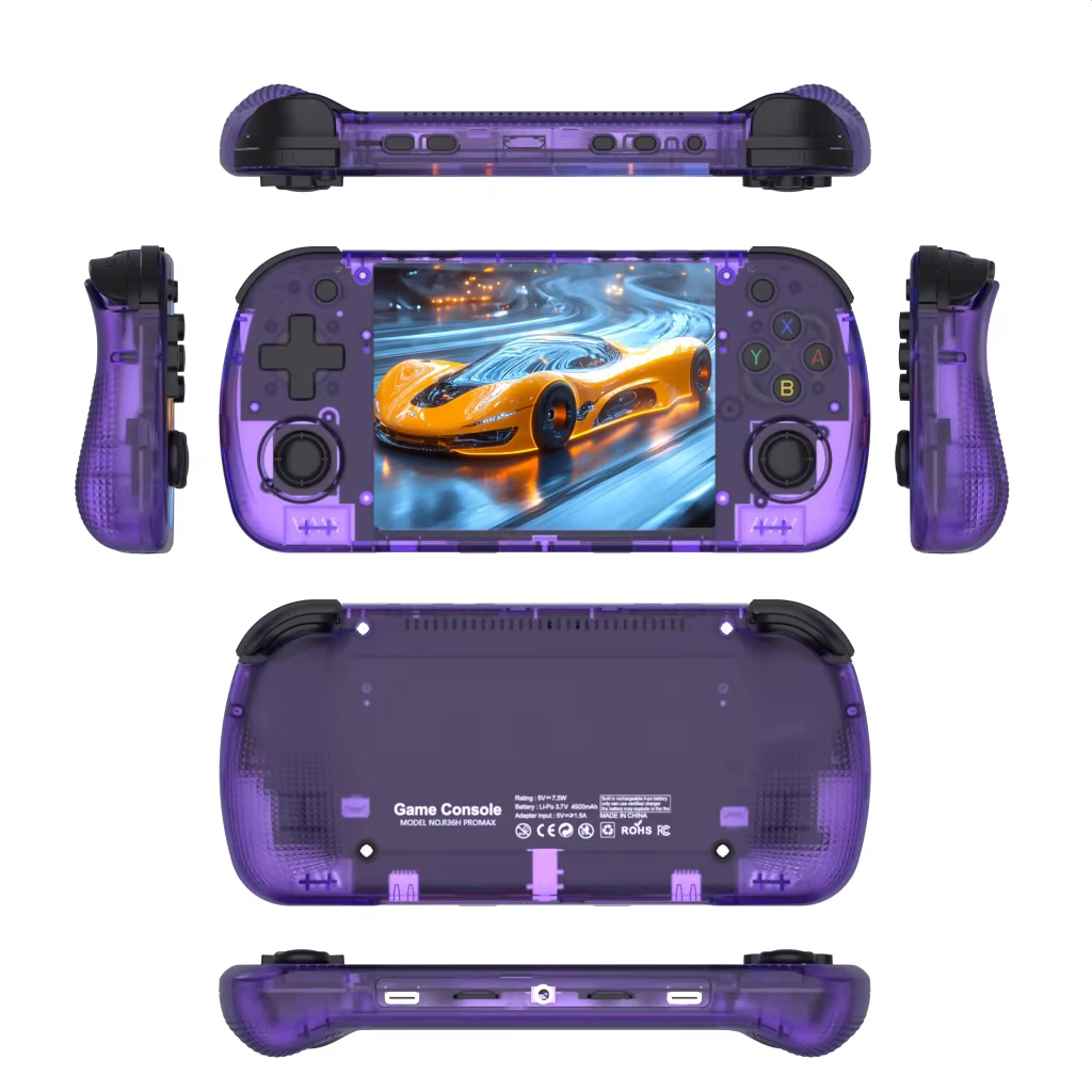 BOYHOM R36H PRO Max Retro Handheld Game Console 64GB