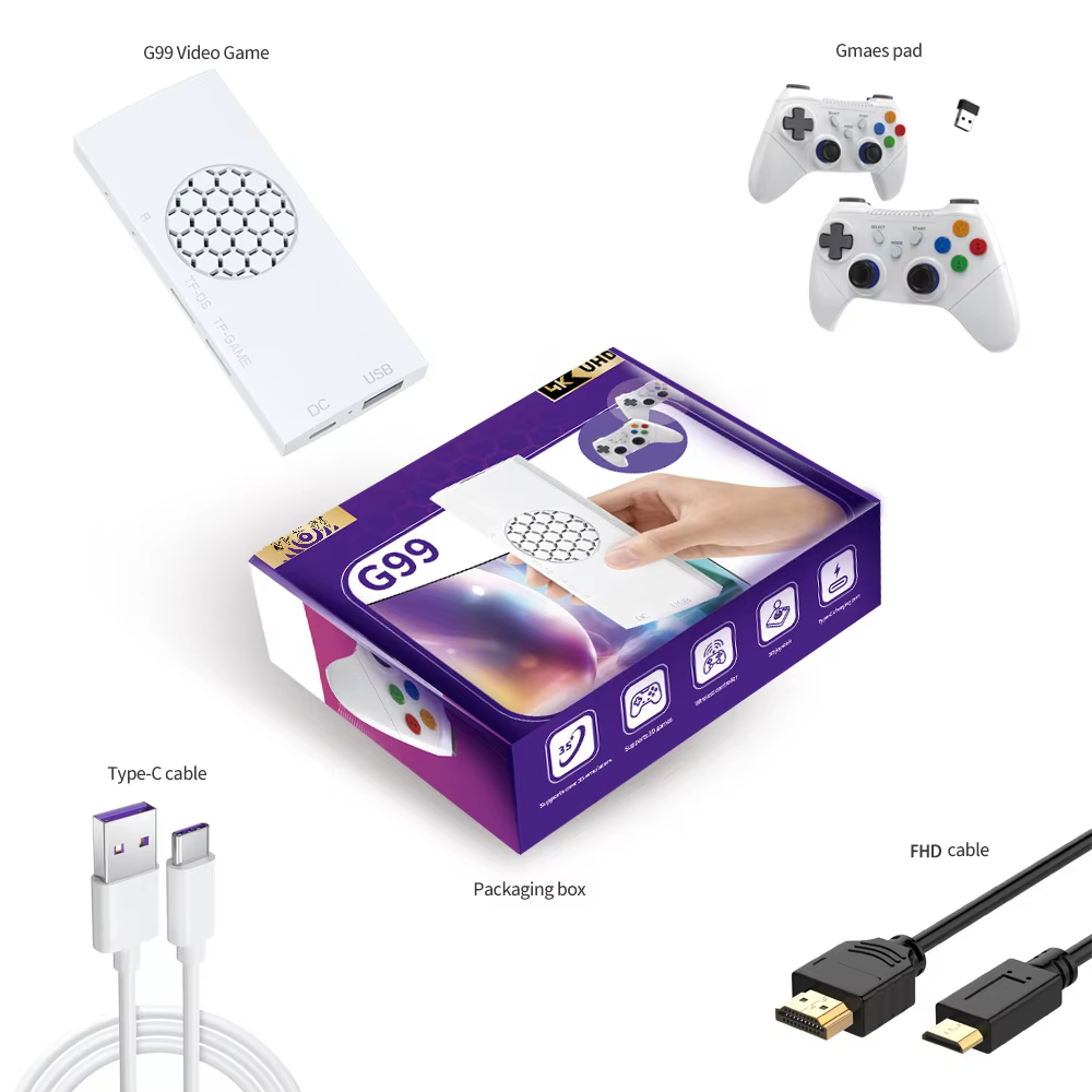 8-Core G99 Game Console with 4K HD Display and 35+ Emulators