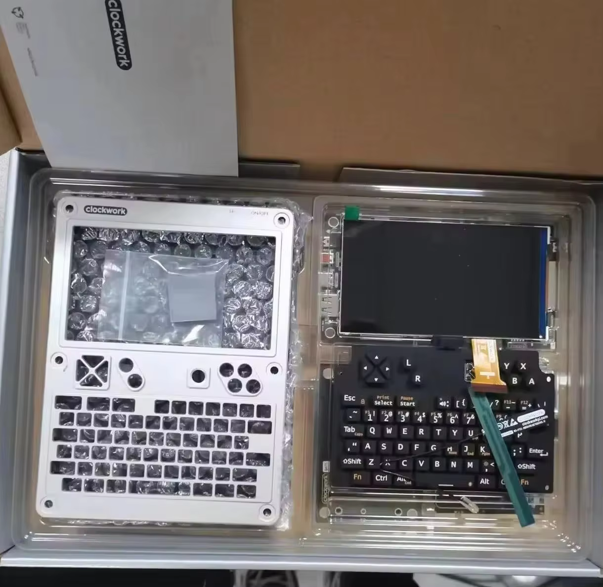 Clockwork uConsole Kit with Raspberry Pi CM4 Lite & V3.14 Mainboard