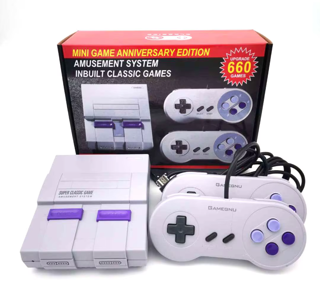 Super Classic MINI SFC Portable Game Console with 660 Games