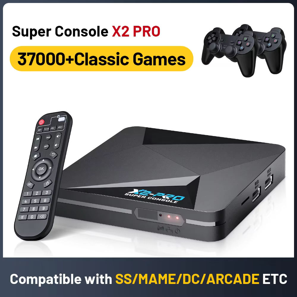 KINHANK Super Console X2 Pro Retro Gaming 37000+ Games