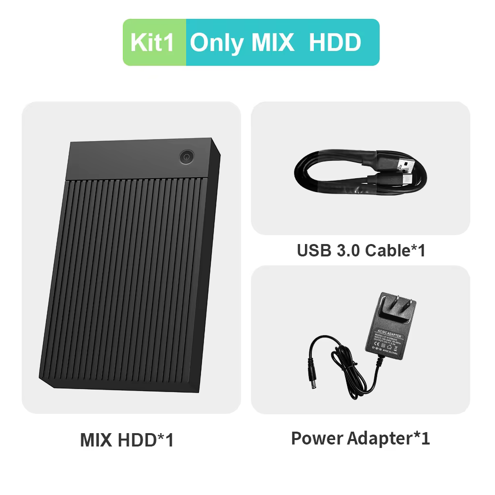 Hyper Base MIX 4TB Game HDD for PS & Switch with 59599 Games