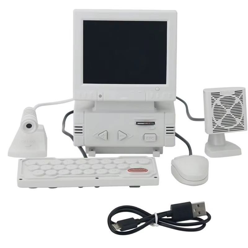 ABUO-DIY Retro Mini Game Console with 3.5-Inch LCD & 8GB Card