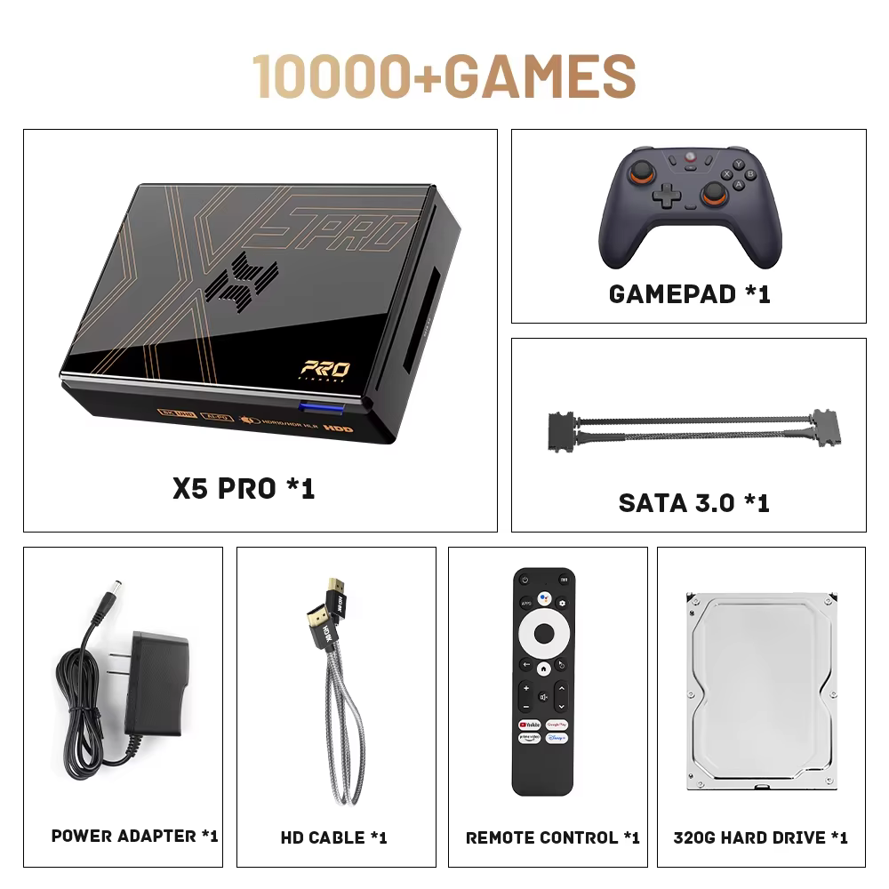 Kinhank Super Console X5 PRO Retro Gaming 320G/4TB