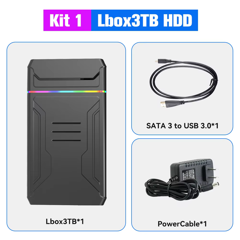 Launchbox 3TB HDD Gaming Console for Windows PC