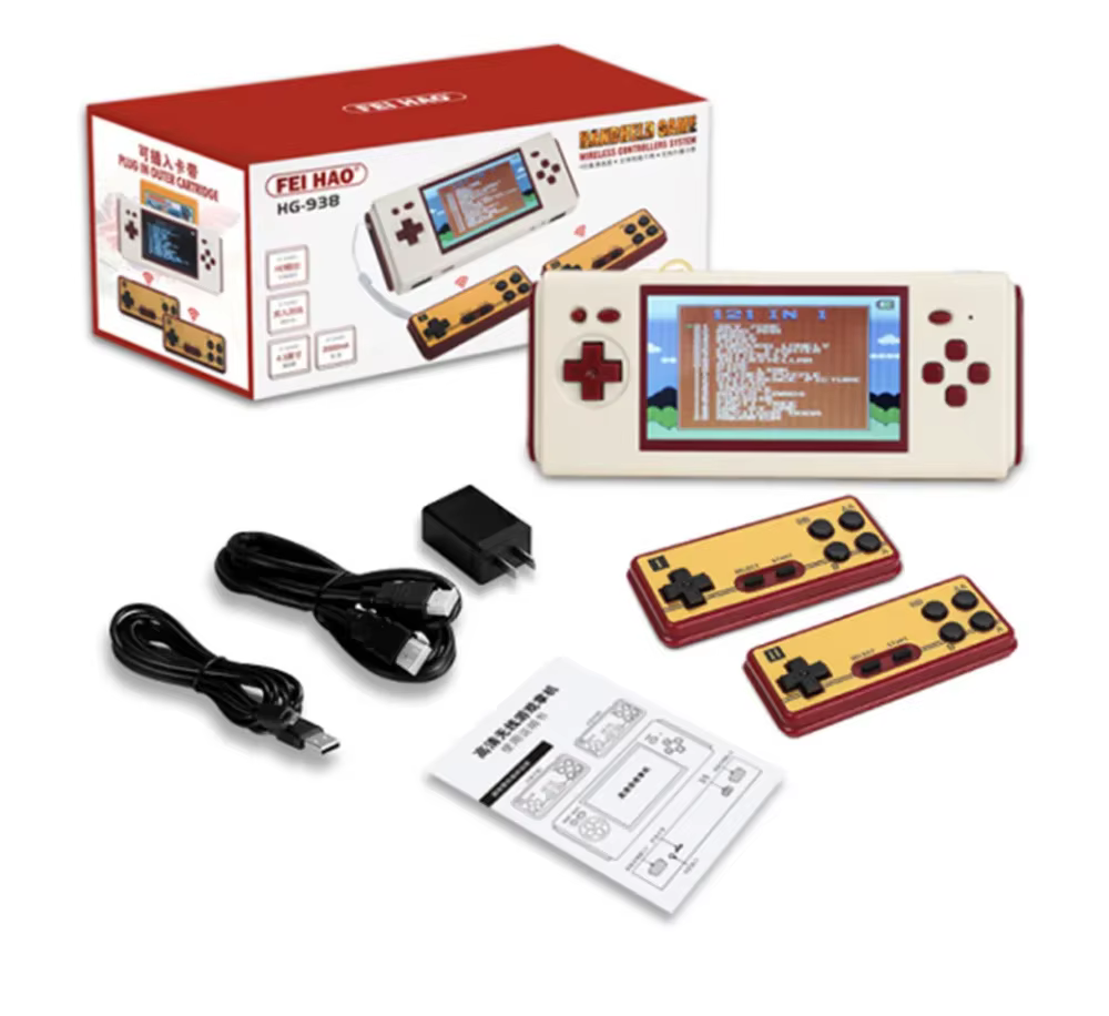 OWLLON Handheld 4.3inch Game Console with 112 Built-in Games