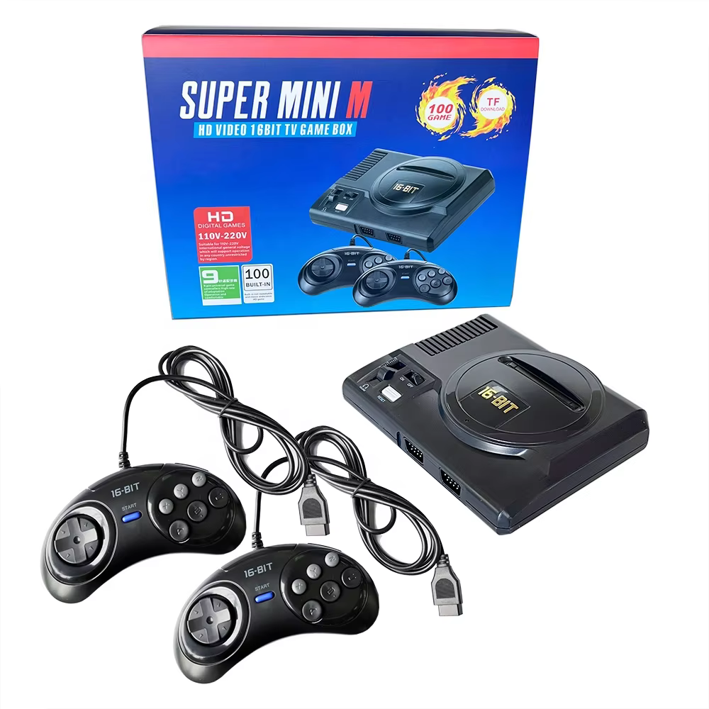 16BIT HD MEGA DRIVE Mini Game Console with 100 Games
