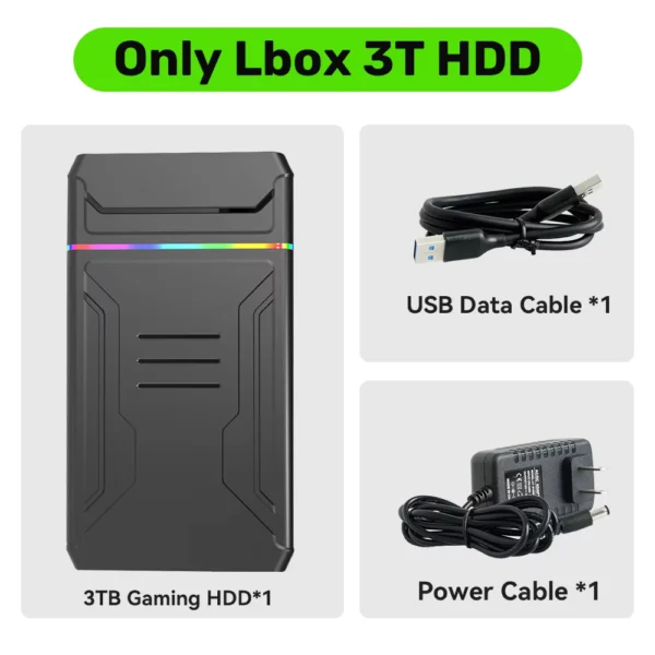 3TB Launchbox OS Gaming HDD with 10,107 Games for PC