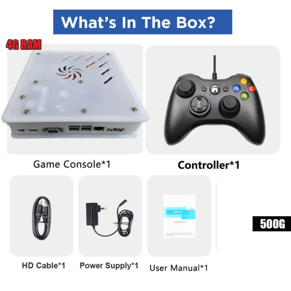 Retro Gaming Console 70000+ Games 2TB HDD Windows 11