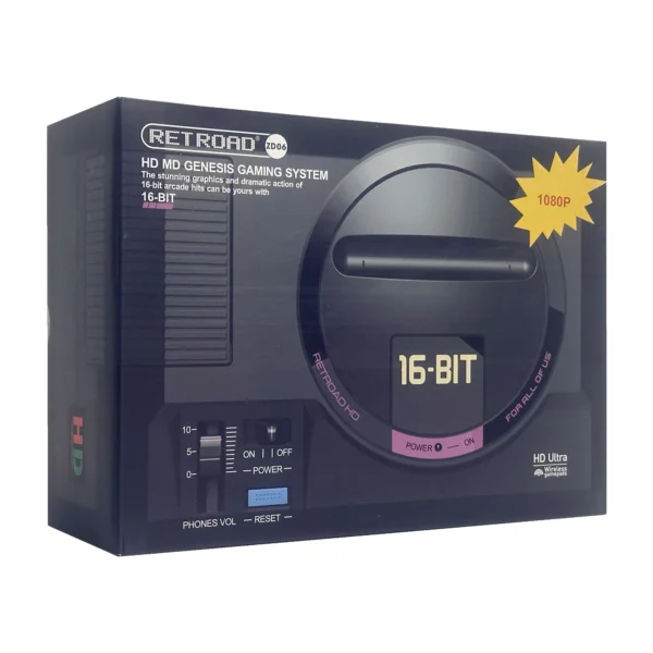 RETROAD HD Ultra 1080P Retro Sega Genesis Console with 450 Games