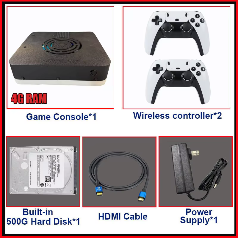 Super Console X3 Retro Game Console I3-3110M with 1TB HDD