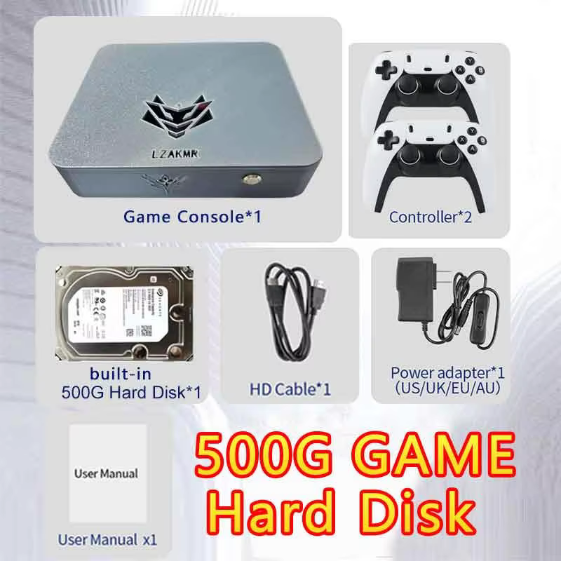 AK1 Pro Retro Game Console Dual System 2TB 4TB ROM