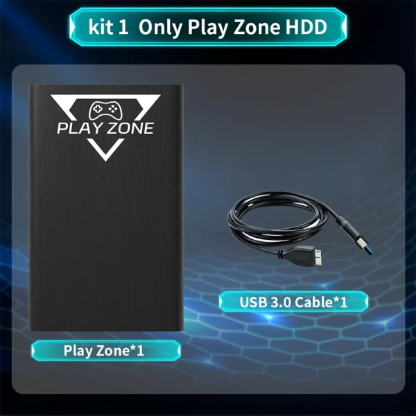 1TB Portable Gaming HDD with 16191 Games for PC & Console