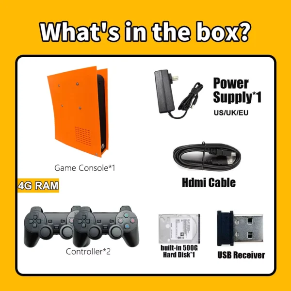 M88 Retro Game Console 4K HD 85000+ Games Multi-Emulators