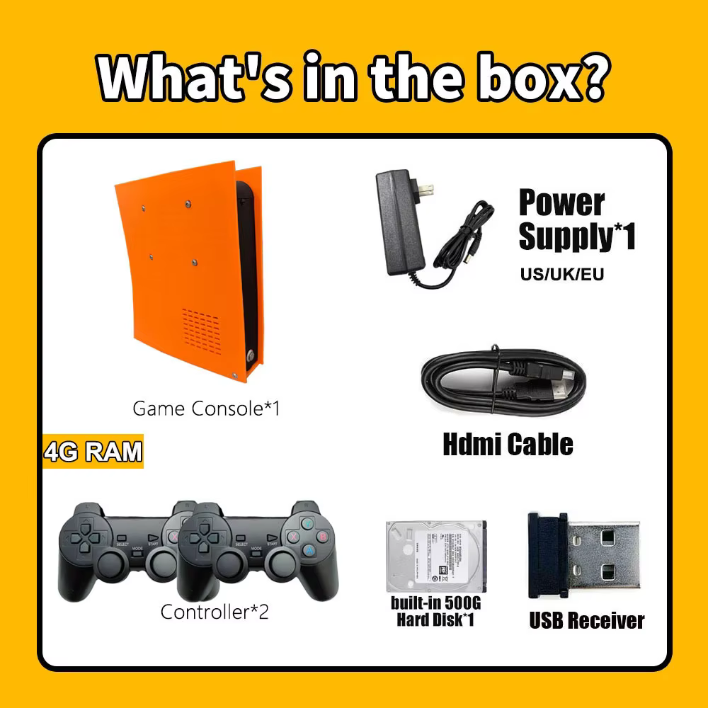 M88 Retro Game Console 4K HD 85000+ Games Multi-Emulators