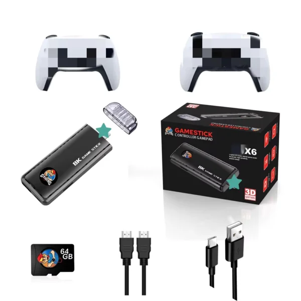 X6 USB Wireless Retro Game Console with 39,000+ Games