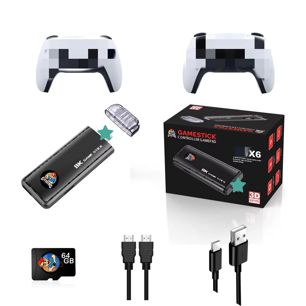 X6 USB Wireless Retro Game Console with 39,000+ Games