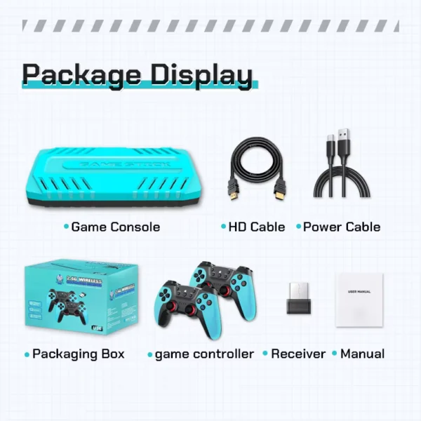 2026 X10 Pro Game Stick 4K TV Console with 50000 Games