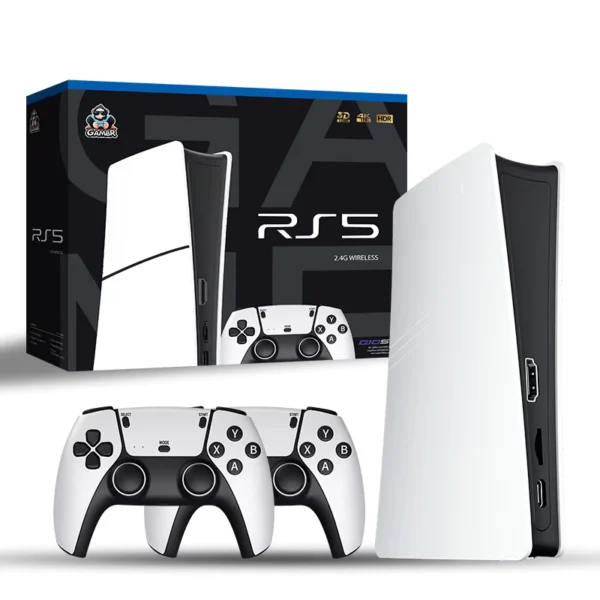 Q10 128GB 3D Retro Game Console with Dual Wireless Controllers