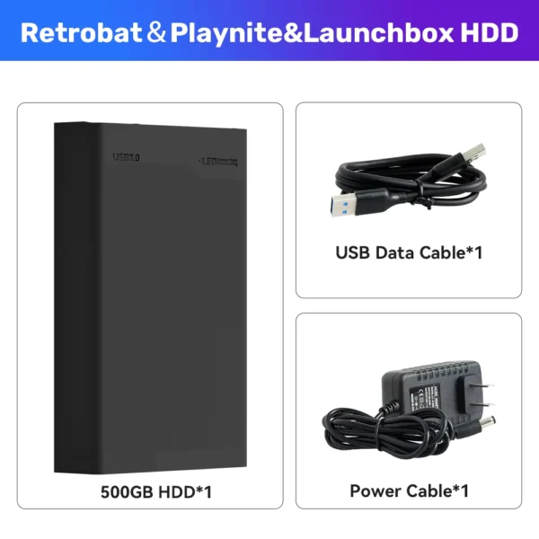 Hyper Base Mix 500G Portable Game Console with 38000+ Games