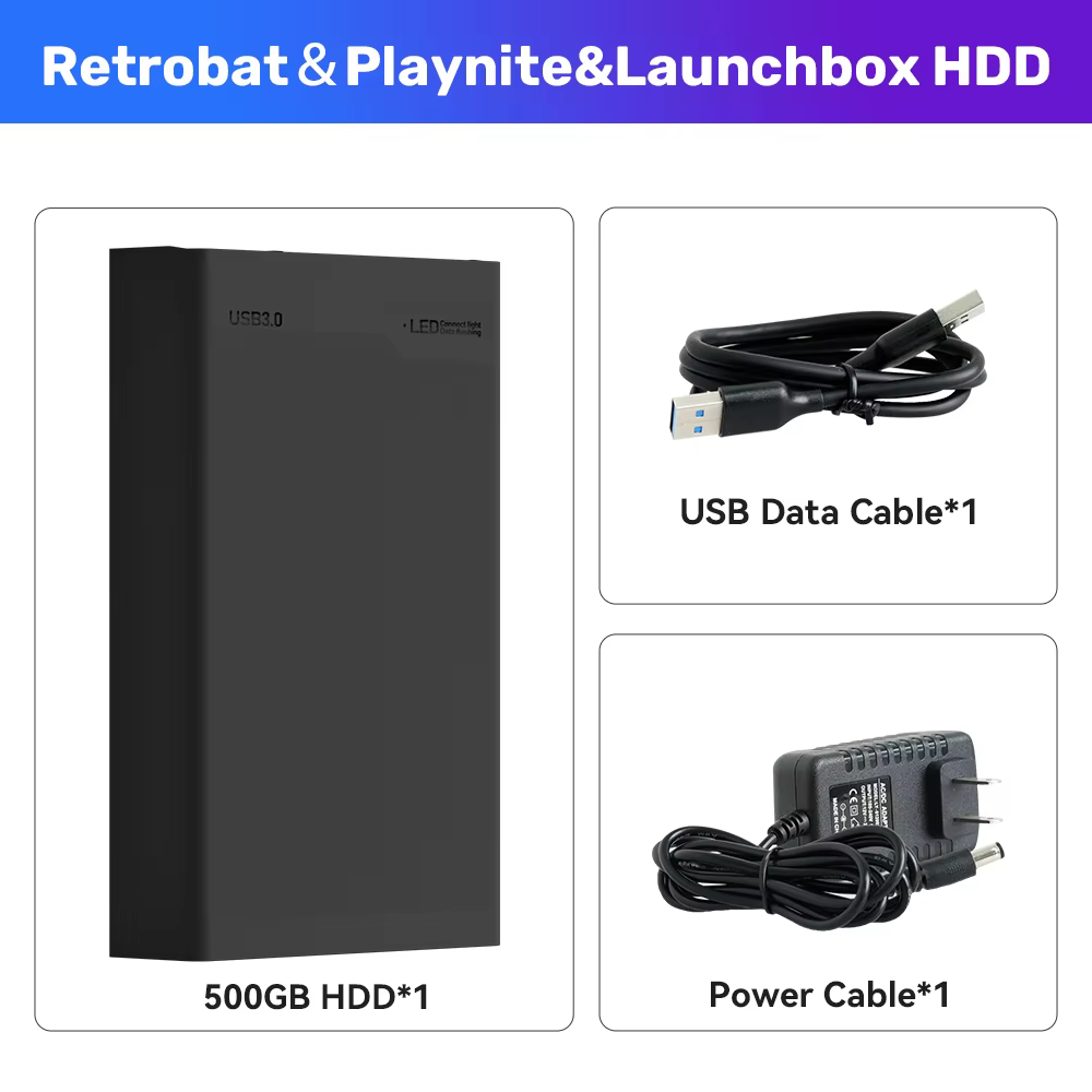 Hyper Base Mix 500G Portable Game Console with 38000+ Games