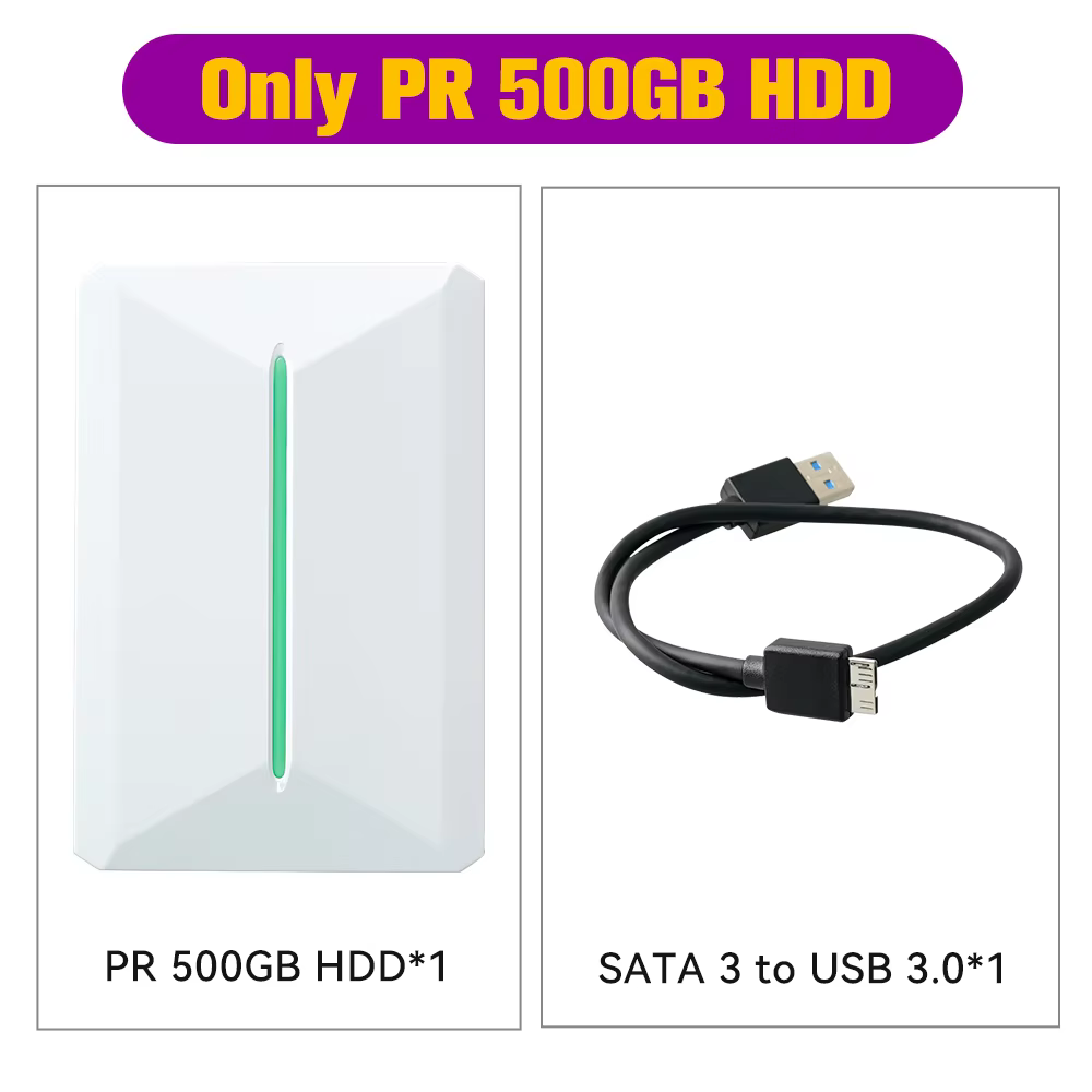 Retrobat & Playnite 500GB Retro & AAA Game Console HDD