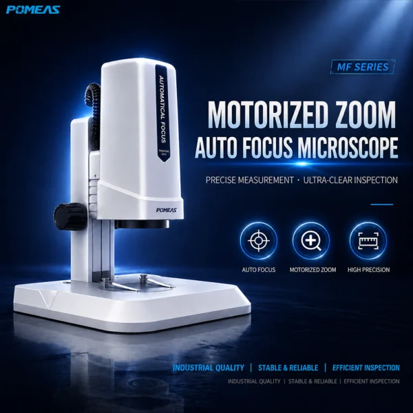 MF6020 Motorized Zoom Video Microscope for Industrial Use
