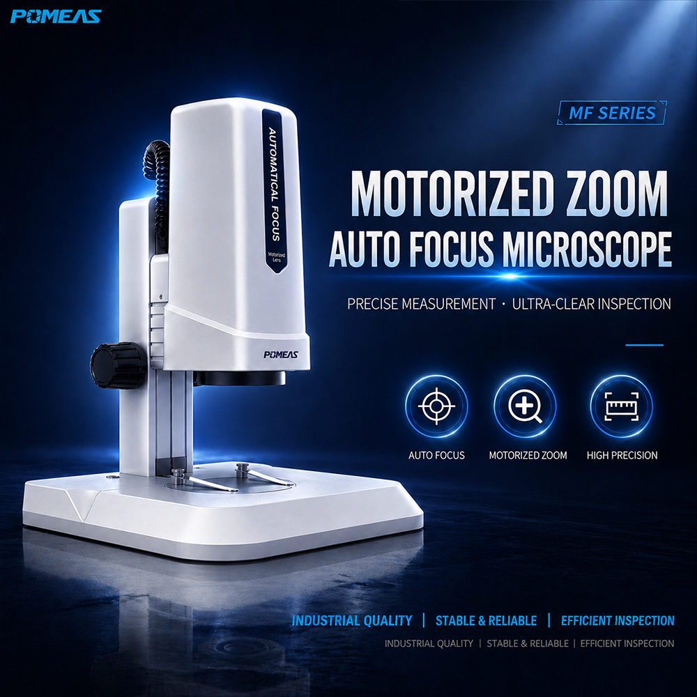 MF6020 Motorized Zoom Video Microscope for Industrial Use