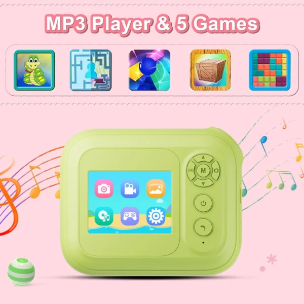 Creative Portable Instant-Print Polaroid Toy Camera for Kids