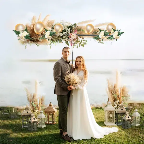 6.5×8.5FT Adjustable T-Shape Photo Video Backdrop Stand Kit