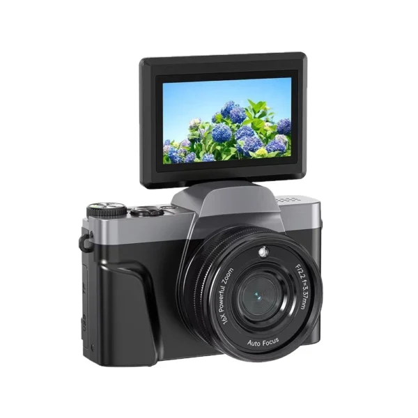 Flip Mirrorless Digital Camera with 3-Inch Flip Screen