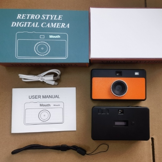 Compact Digital Caemera Screen RS01 Camera Orange