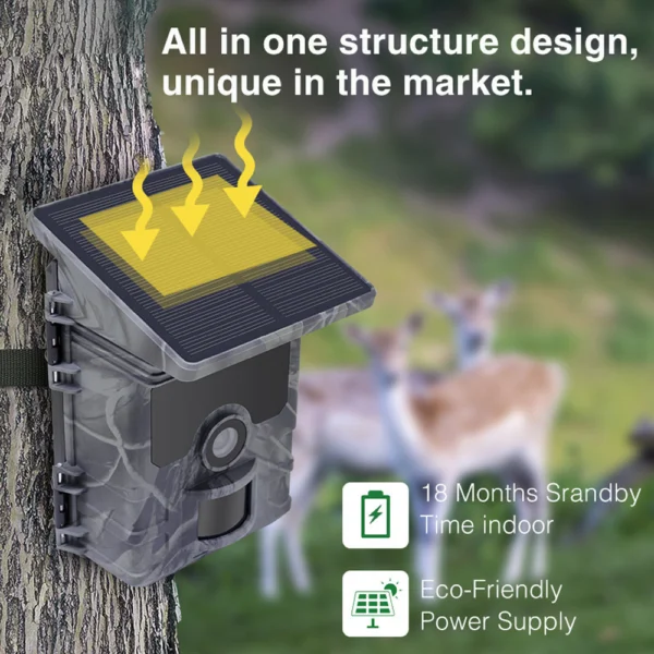Outdoor Waterproof Infrared Animal Camera with 4K HD Sensor