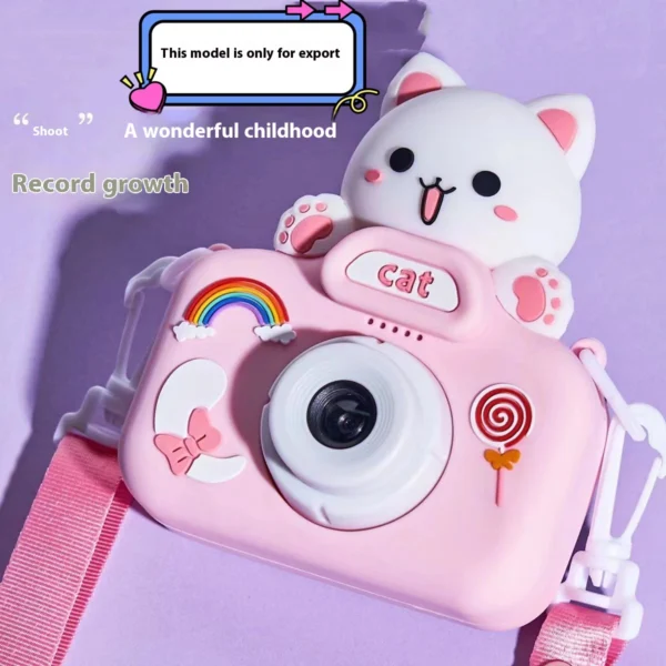Plastic Children's Cartoon Kitten Camera for Kids