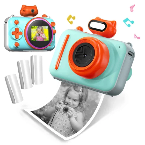 Colorful Cartoon Children Digital Printing Camera HD 20-inch