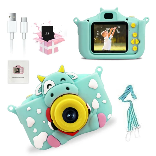 Children's Cartoon Digital Camera HD Photo Video Toy
