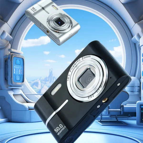HD 4K Mini Digital Camera for Students with Manual Controls