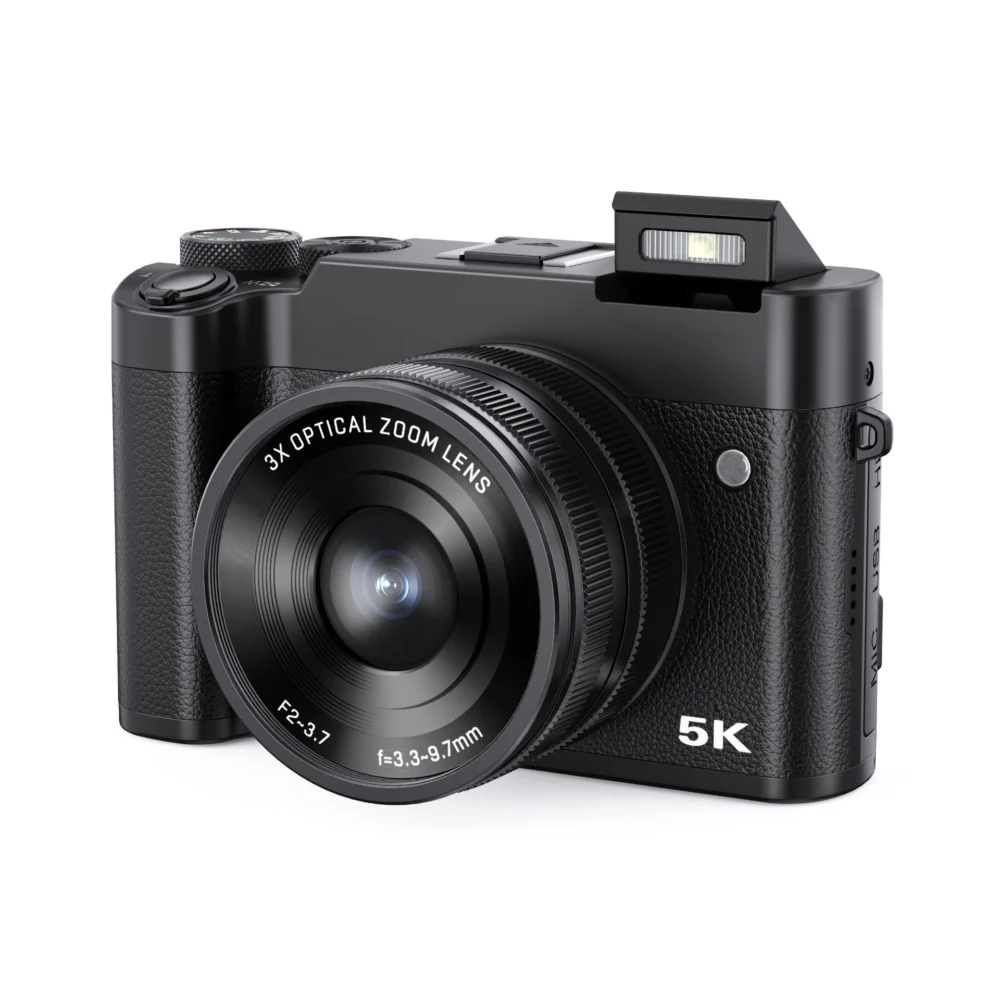 Selfie 5K HD Digital Optical Zoom Mirrorless Camera