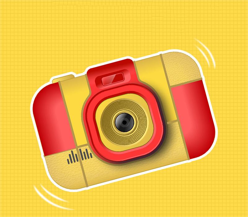 Children's Mini Digital Camera with Dual HD Cameras and 2.4" Screen