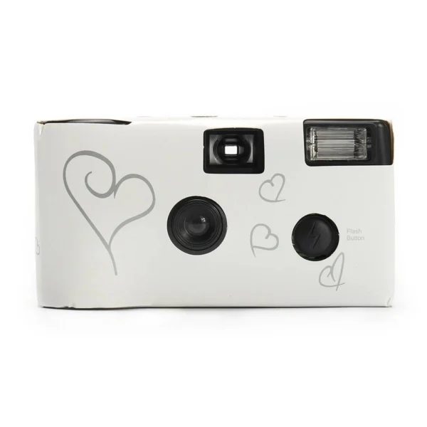 Disposable Manual Film Camera Optical 3x Zoom White