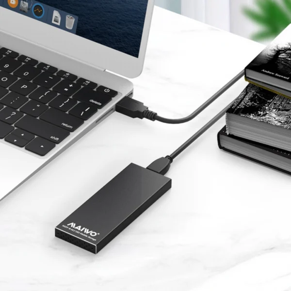 All-Aluminum USB 3.0 NGFF SSD Enclosure Cartridge