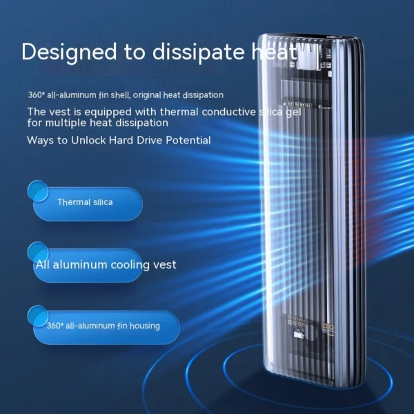 Universal Mobile SSD Box for Notebook External Use