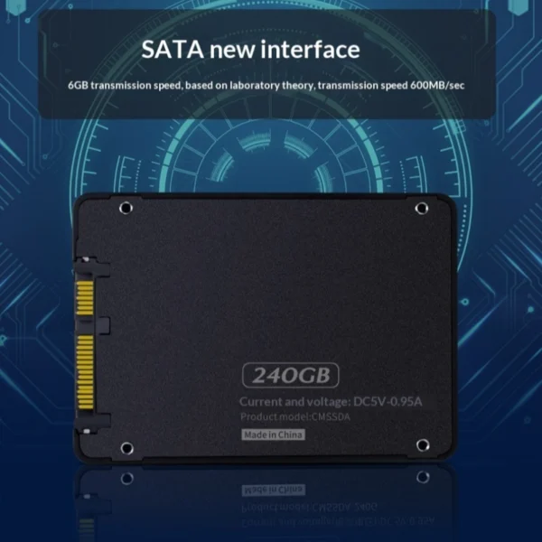 SATA3 2.5-inch Solid State Drive for Laptops and Desktops