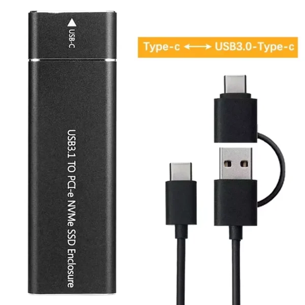 M.2 SSD Enclosure USB3.1 Type-C High-Speed