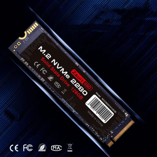 128GB M.2 2280 NVMe PCIe 3.0 Solid State Drive