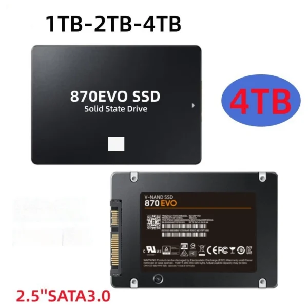 2.5-Inch 870 EVO SSD High-Speed SATA SSD 500GB-4TB