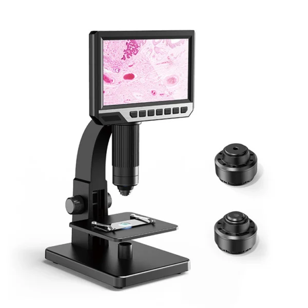 HD Digital Microscope 7 Inch Screen 2000x Magnification