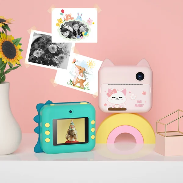 Children's Digital Camera Toy with Printable Photos