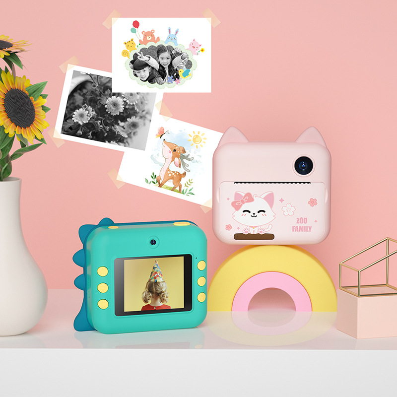 Children's Digital Camera Toy with Printable Photos
