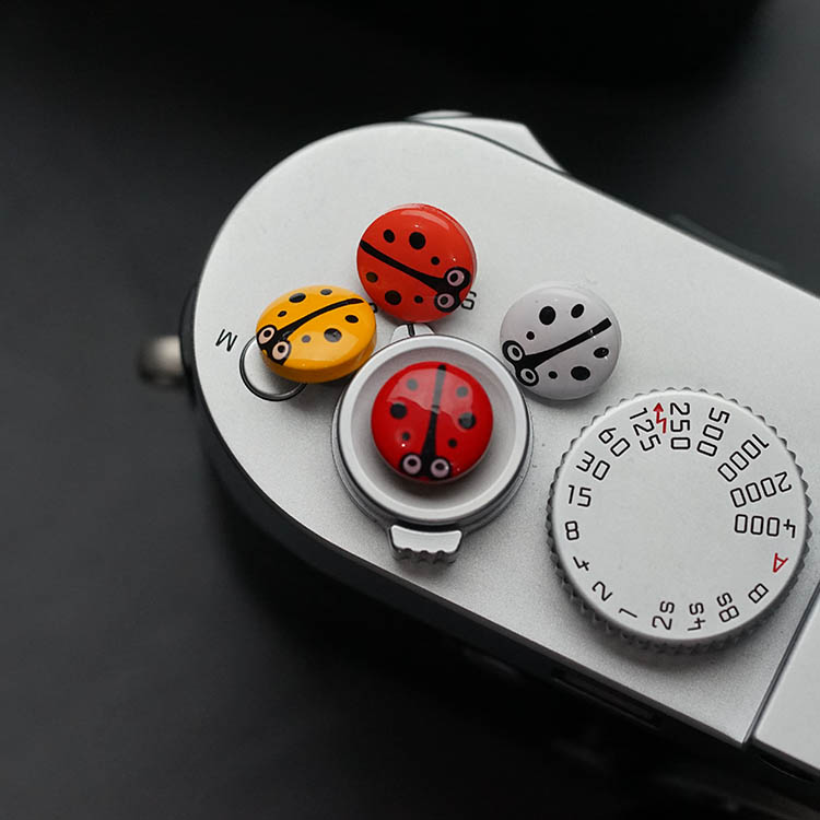 Ladybug Camera Shutter Button with Threaded Installation